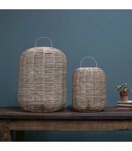 Coffee Table rattan and metal