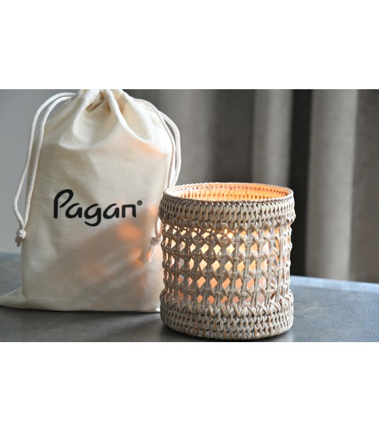 Wicker tea light holder Clearance