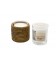 Rattan holder and scented candle "Escale en Birmanie" - honey color