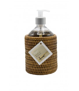Liquid soap dispenser with perfume 500ml. honey rattan