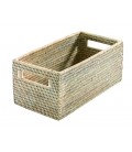 Range-CD Robert - rattan white cerusé