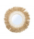 Mirror "sunny" rattan clear 70cm