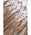 Mirror "sunny" rattan clear 70cm