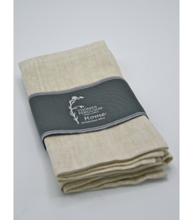 lot de 4 serviettes de table lin naturel Ferguson