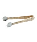 Clip rattan and aluminum Theo - rattan white brushed
