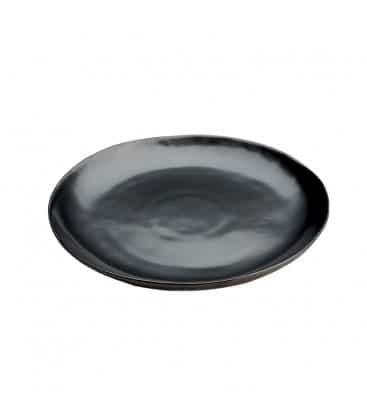 Assiette plate collection Loft coloris zinc