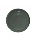 Assiette plate Dune coloris gris