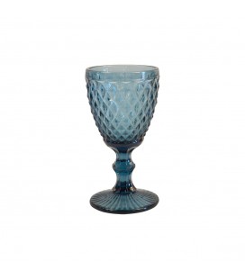 Verre à vin Diamond Bleu