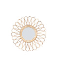 Miroir Flower 50cm - coloris miel - rotin naturel Pagan