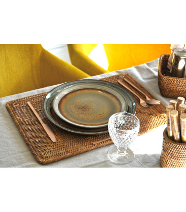 Set de table rectangulaire Edouard - miel