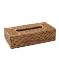 Handkerchief box rectangular Cosette - rattan honey