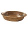 Gratin dish oval, Rebecca - Pyrex glass and rattan honey