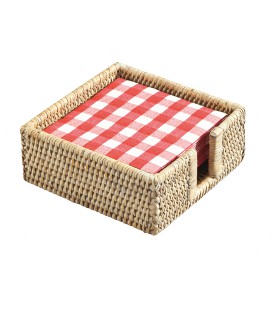 Range-towels Tapas, small model - rattan white brushed