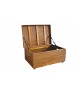 Rectangular chest Marina - rattan honey