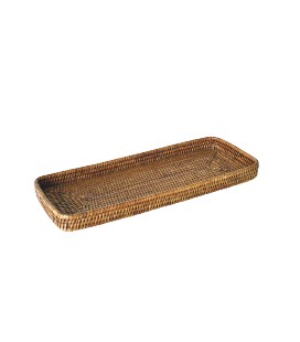 Small rectangular Yoko - rattan honey