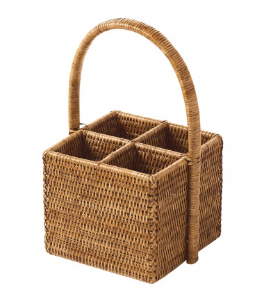 Door-covered carine - rattan honey