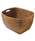 Laundry basket Luna - rattan honey