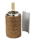 Cooler for bottle Gaven - rattan honey