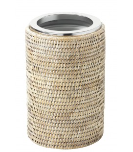 Door-bottle cooler May - rattan white brushed