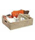 Bin-drawer Martin - rattan white brushed