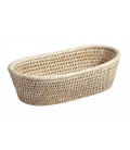 Bread basket Claries - white brushed