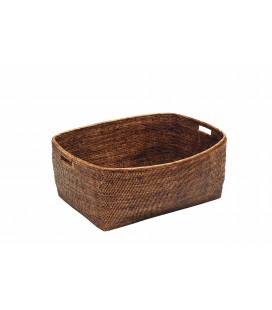 Laundry basket Sibel - rattan honey