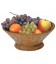 Coupe à fruits en rotin tressé Agapes miel
