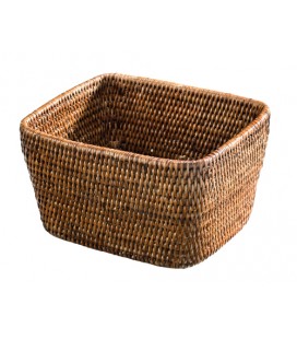 Trash trapeze in natural rattan - Elvira colours honey