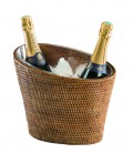 Champagne bucket rattan Clubbing - colours honey