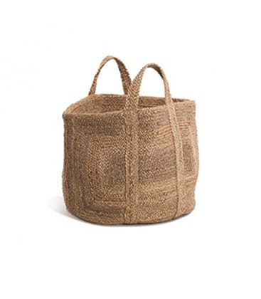 Storage basket in natural hemp (small)