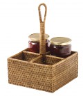 Door-jam jars a Treat - rattan honey